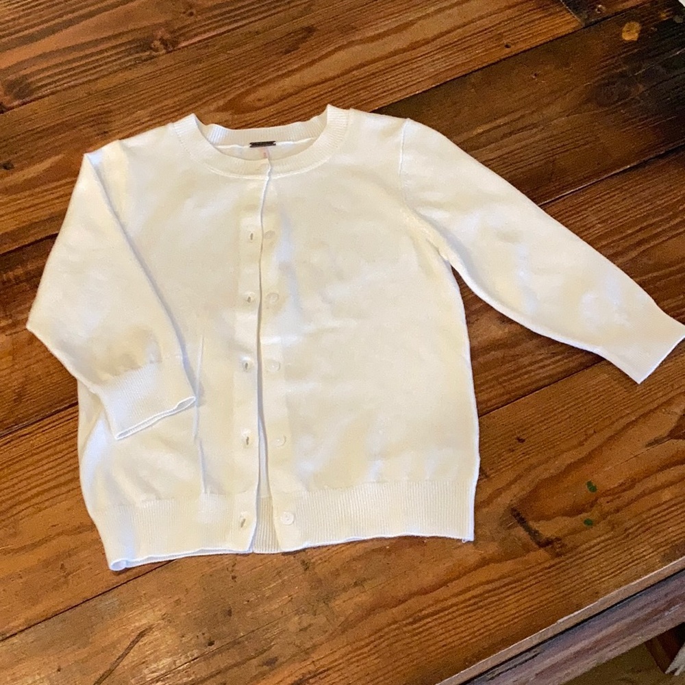 Poof Girl Cardigan 3/4 sleeve